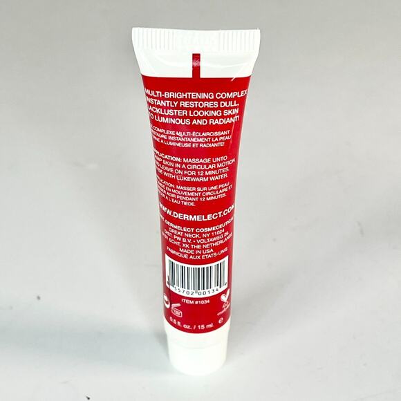 Dermelect Microfacial Exfoliating Masque Mask Brightening Travel .5 oz 15ml New - Picture 4 of 6